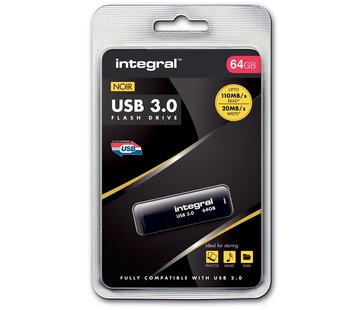 Integral Integral - USB stick 3.0 - 64 GB - zwart