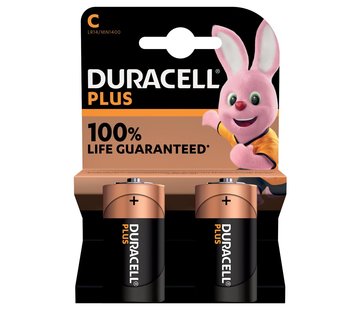 Duracell Duracell - batterij Plus 100% - C - 2 stuks