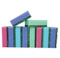 Aqualine - schuurspons - 8 x 5,5 x 2,8 cm - pak met 10 stuks