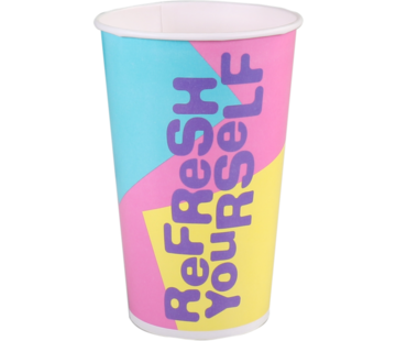 Specipack Milkshakebeker - Refresh - 400ml/16oz - 1000 stuks