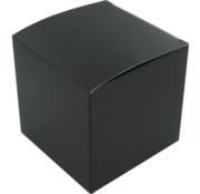 Specipack Zwarte geschenkdoos - kubus - 8x8x8cm - 25 stuks
