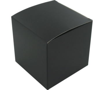Specipack Zwarte geschenkdoos - kubus - 8x8x8cm - 25 stuks