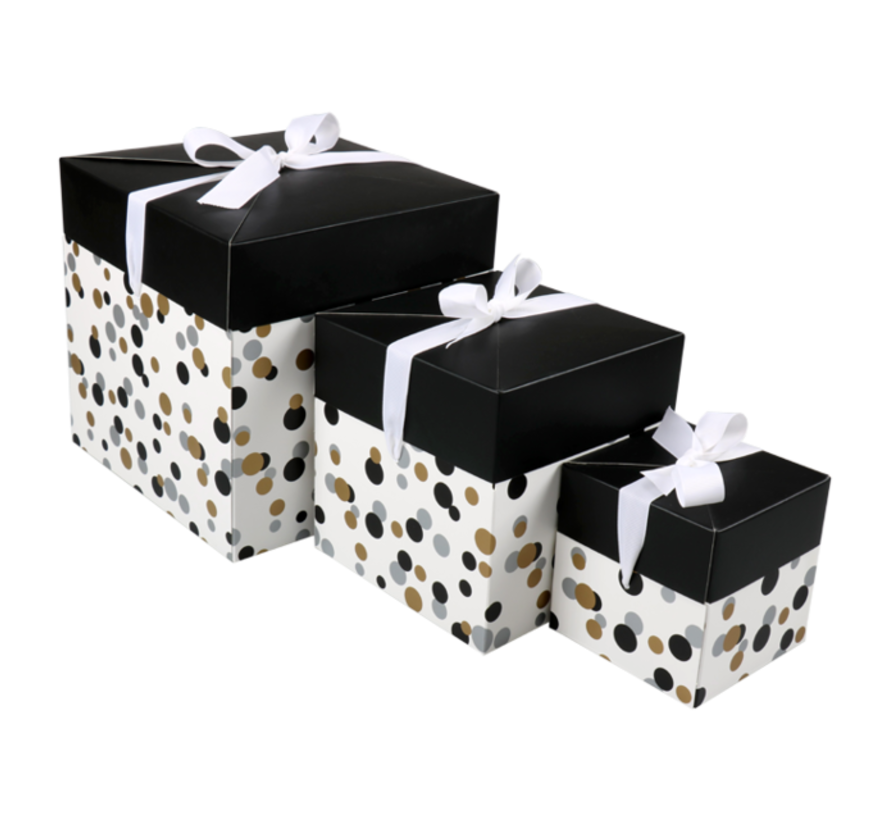 Confetti doos - Pop Up Box - 20x20x20cm - 25 stuks