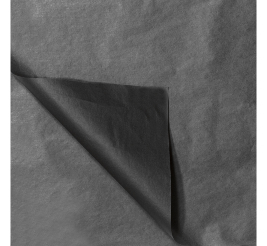 Zijdevloei - 50x70cm - zwart- 100 vellen