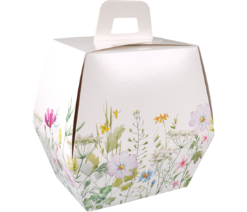 Specipack Paaseidoos - Floral - karton - 180x126x233mm - 25 stuks