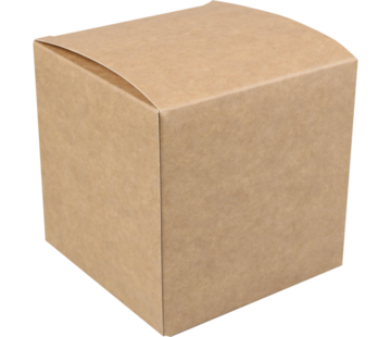 Specipack Kubus doos - karton + PP, 8x8x8cm - naturel - 25 stuks