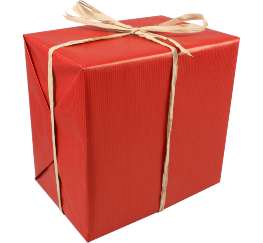 Cadeaupapier - 30cmx250m - rood