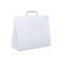 Papieren tasjes - 49,5 x 14 x 44 cm - Gedraaid koord  of Platte Handgreep -200 stuks