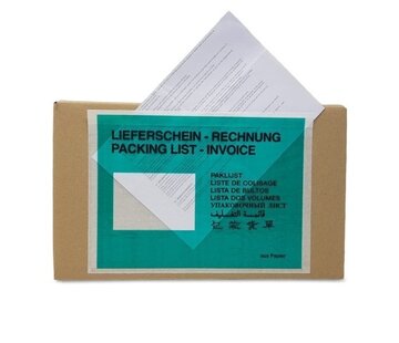 Specipack Paklijst enveloppen/ dokulops papier bedrukt - recyclebaar - C6- 162mm x 120mm - doos met 1000 stuks