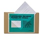 Paklijst enveloppen/ dokulops papier bedrukt - recyclebaar - C6- 162mm x 120mm - doos met 1000 stuks