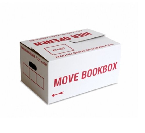 Specipack Boekendoos Verhuisdoos Premium - Bundel met 10 boekendozen - 35 Liter - Zelfsluitend - Dubbel golf karton - 48 x 32 x 25 cm
