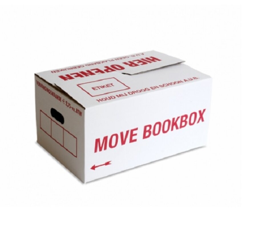 Boekendoos Verhuisdoos Premium - Bundel met 10 boekendozen - 35 Liter - Zelfsluitend - Dubbel golf karton - 48 x 32 x 25 cm