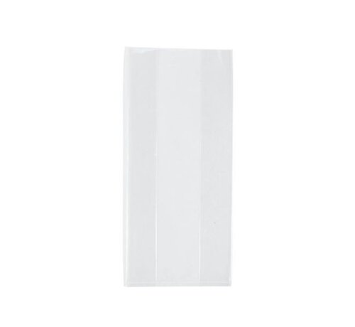 LDPE zak met zijvouw 15 x 4,5 x 45 cm 50mu - Doos met 1000 zakken