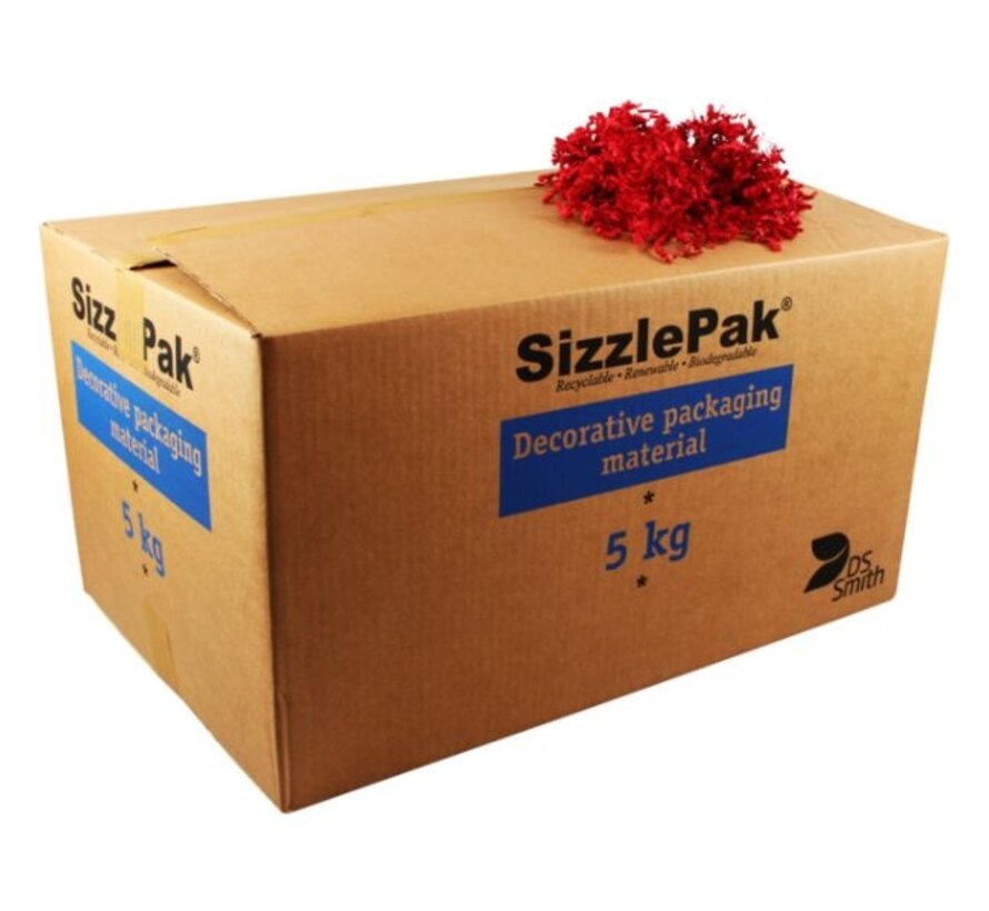 SizzlePak Vulmateriaal Dieprood 5kg