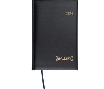 Gallery Gallery agenda, Businesstimer, 2024, zwart