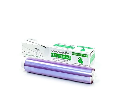 Speedwrap Speedwrap cateringfolie 30 cm x 300 meter - Verpakking met 3 rollen