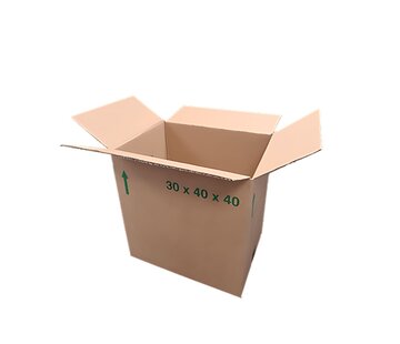 Halve Eurodoos 40 - 40 x 30 x 40 cm - Dubbele golf - Met handgrepen