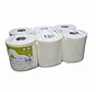 Poetsrol midi - 20 cm x 153 meter -  Verpakking met 6 rollen - 2-Laags 100% cellulose