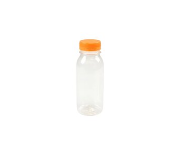 PET fles 250ml - Inclusief dop - Doos met 200 stuks