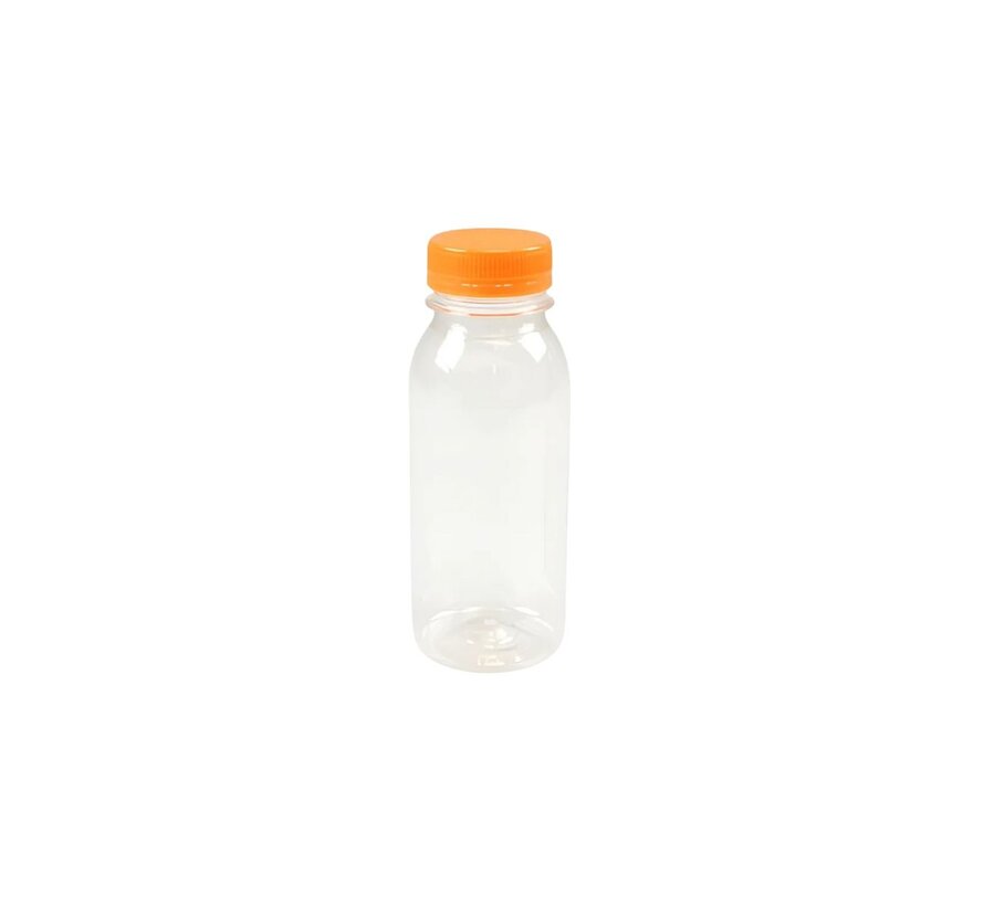 PET fles 250ml - Inclusief dop - Doos met 200 stuks