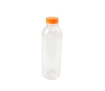 PET fles 500ml - Inclusief dop - Doos met 108 stuks