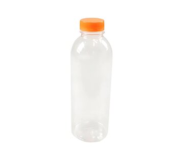 PET fles 1000ml - Inclusief dop - Doos met 50 stuks