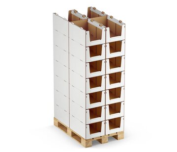 Pickbox® Large - Kartonnen Stapelbak 600 x 400 x 300 mm - Draagkracht 25 KG