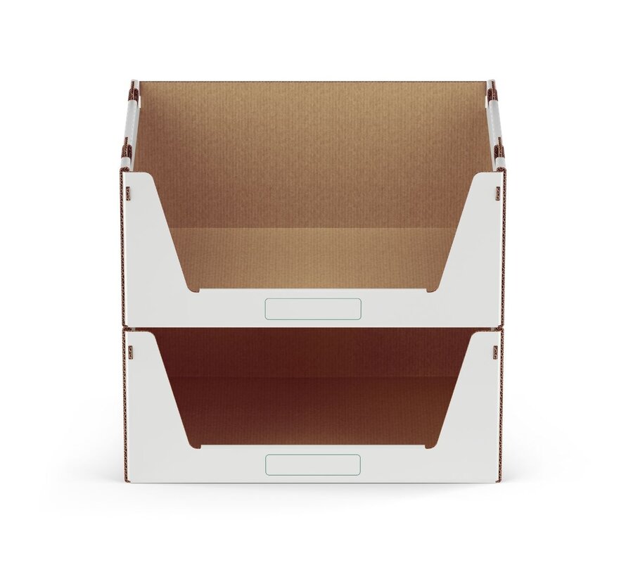 Pickbox® Max - Kartonnen Stapelbak 800 x 600 x 360 mm - Draagkracht 25 KG