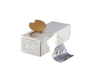 Zijvouwzakken LDPE 18 x 4 x 35 cm 18mu - Doos met 1.000 stuks