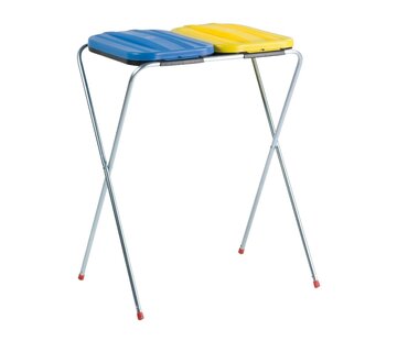 Afvalzakhouder 120 liter - Duo - Geel en Blauw