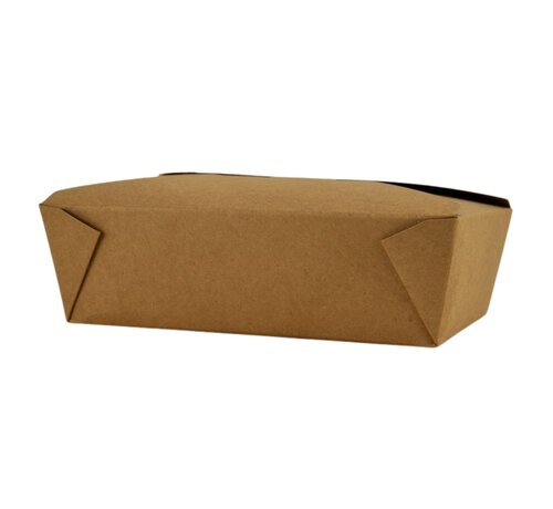 Specipack Oosterse maaltijdbox 2000 ml - take away box kraft - groot - 200 stuks