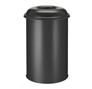 Vlamdovende papierbak 200 liter – Metaal zwart – Voor binnengebruik