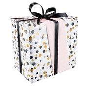 Specipack Cadeaupapier 200 meter lang - 50 cm breed - 80gr/m² - toonbankrol - confetti - 1 rol