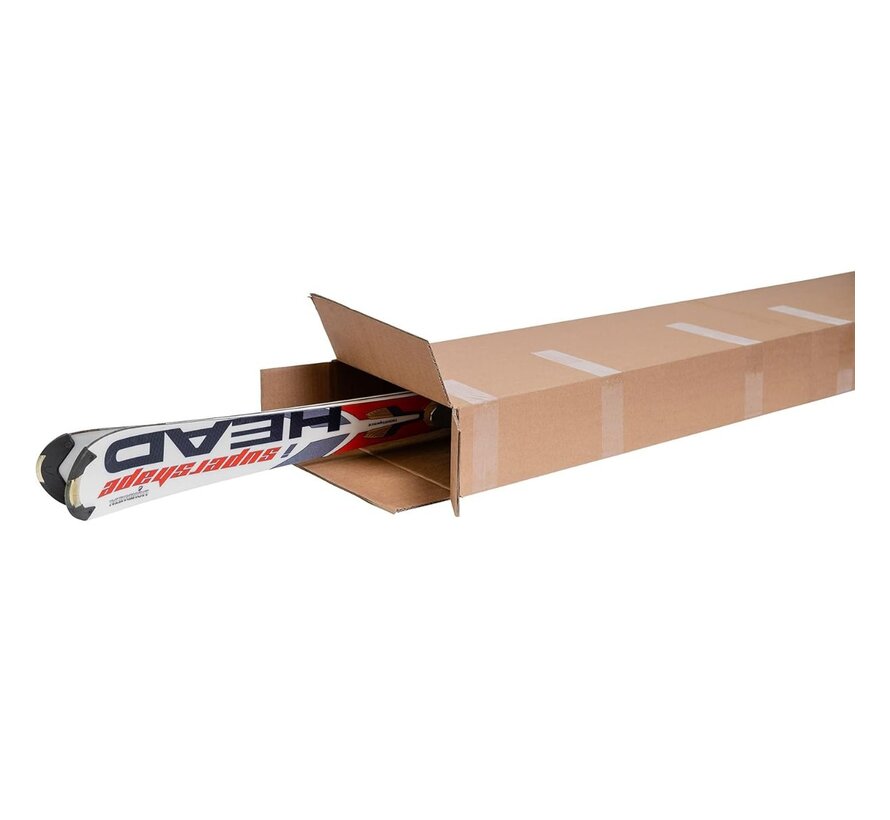 Ski verzenddoos - Kartonnen doos voor ski's - 1714 x 290 x 125 mm - Dubbele golf