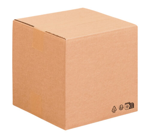 Specipack Amerikaanse vouwdoos enkele golf 250x250x250mm