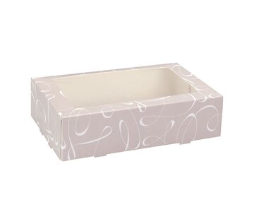 Specipack Taartdoos met venster - karton - 190 x 125 x 50 mm - 200 stuks