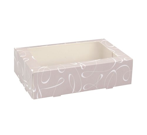 Specipack Taartdoos met venster - karton - 190 x 125 x 50 mm - 200 stuks