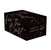 Specipack Geschenkdozen kerst - zwart - 590 x 390 x 200 mm - bundel met 15 dozen