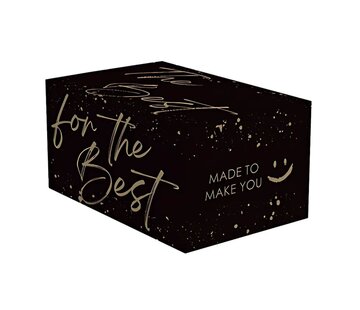 Specipack Geschenkdozen kerst - zwart - 590 x 390 x 306 mm - bundel met 15 dozen