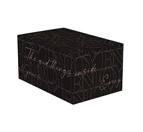 Specipack Geschenkdozen moments - zwart - 390 x 290 x 232 mm - bundel met 15 dozen