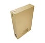 Platte verzenddoos met plakstrips - Opening korte zijde - 230 x 135 x 50 mm