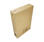 Platte verzenddoos met plakstrips - Opening korte zijde - 405 x 305 x 80 mm