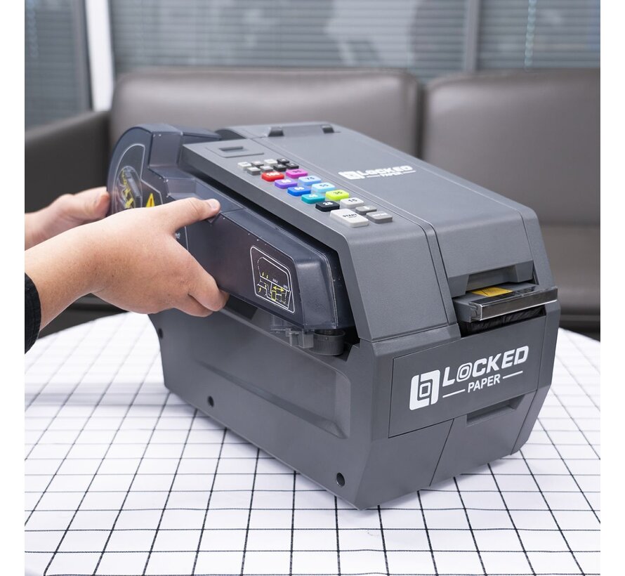 Tapedispenser EG-100 elektrisch - Voor gegomde tape tot 80 mm breed