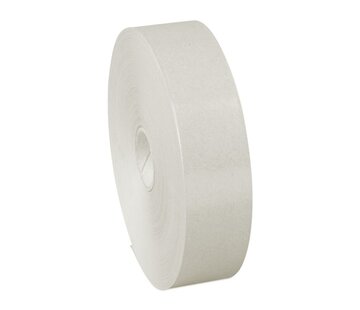 Witte gegomde tape 60 mm x 200 m - 60 g/m² - Doos met 12 rollen