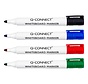 Q-CONNECT whiteboardmarker 360 - blister met 4 stuks in geassorteerde kleuren