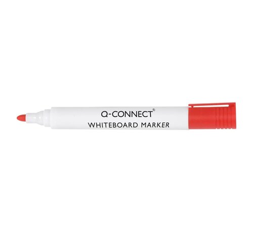 Pergamy Q-CONNECT whiteboardmarker - rood