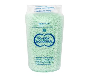 Flo-pak Opvulchips Biologisch afbreekbaar - Vulmateriaal - Zak 400 Liter - 8 vormige chips