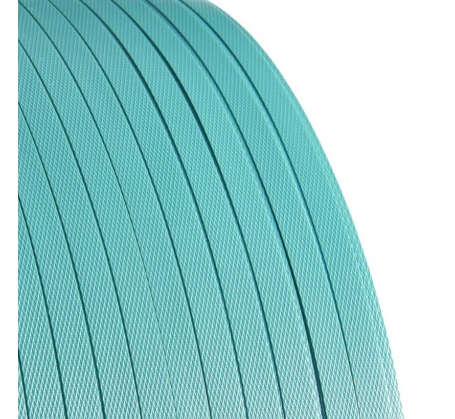 PET omsnoeringsband 12,5 x 0,70 mm x 2000 m - Kern 405 mm - Groen