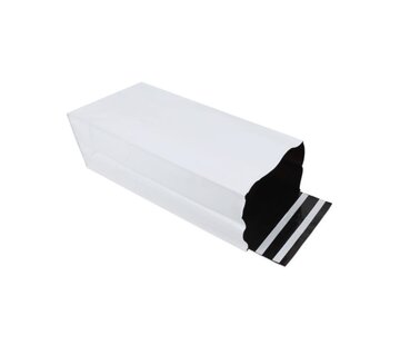 Verzendzakken voor schoenendozen - 20 x 47 cm + blokbodem 14 cm - Doos 125 stuks
