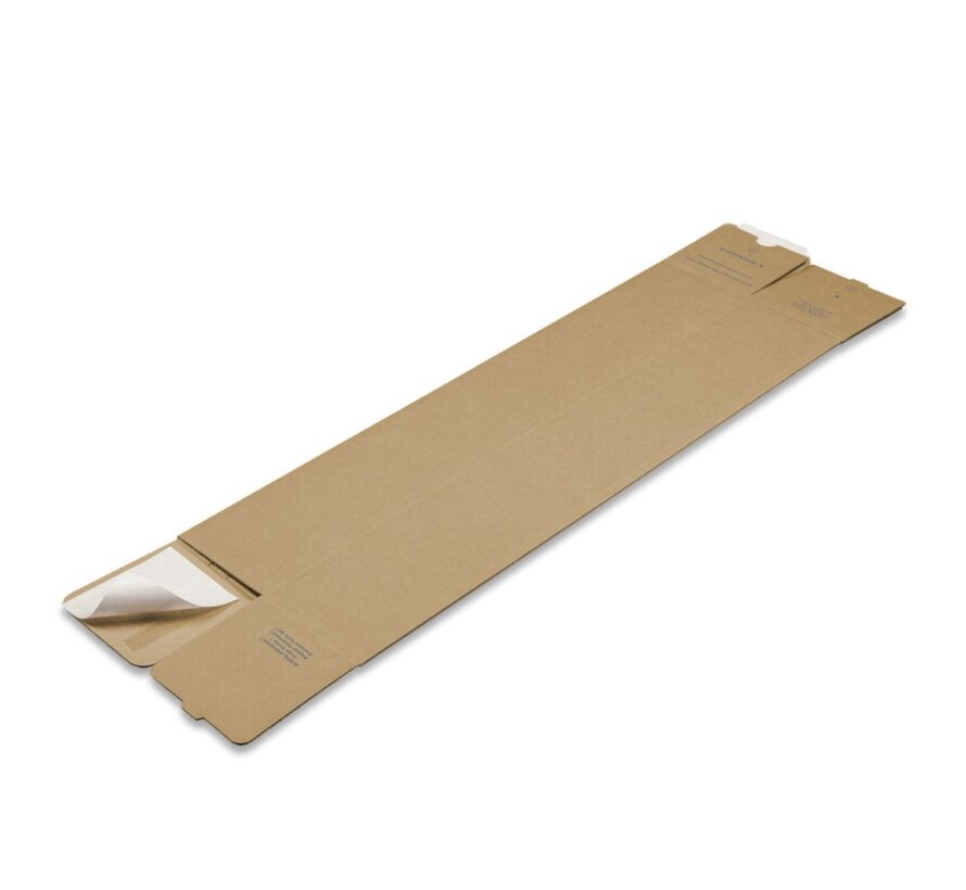 Vierkante verzendkoker 105 x 105 x 610 mm